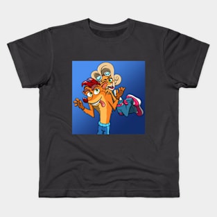 Crash and Coco Bandicoot Kids T-Shirt